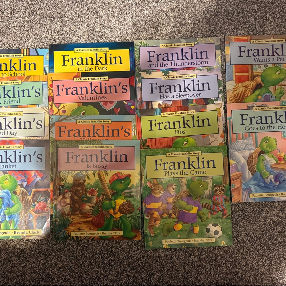 Scholastic Franklin Book Set - Colorful Covers
